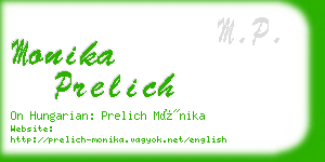 monika prelich business card